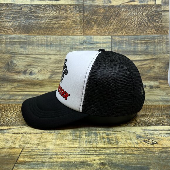 Winchester Mens Trucker Hat Black Snapback Hunting Rifle Shotgun Baseball Cap - Picture 3 of 7